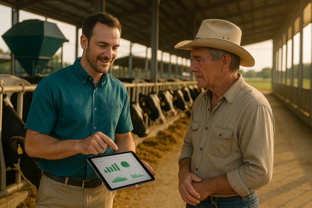 proceso comercial agropecuario en campo